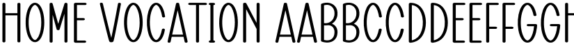 Home Vocation font download