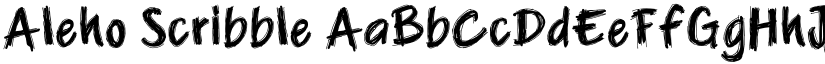 Aleho Scribble font
