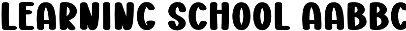 Learning School font download