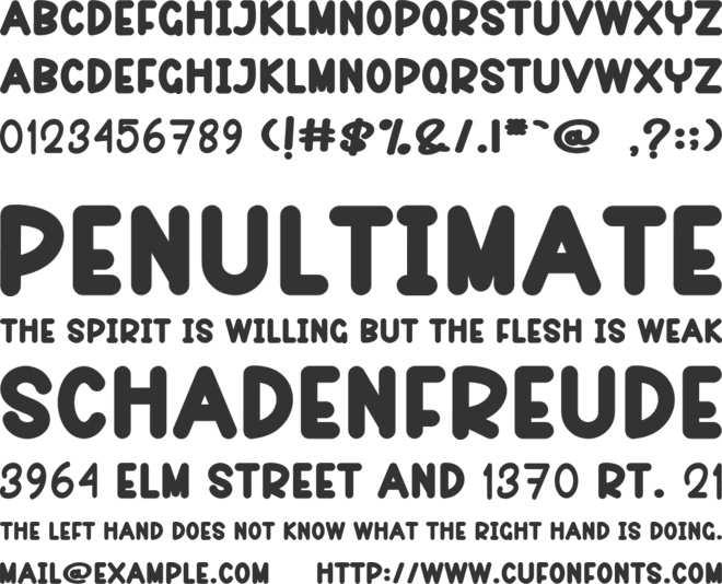 Hello Shine font preview
