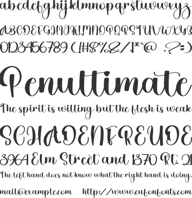 Creative Pumpkin font preview