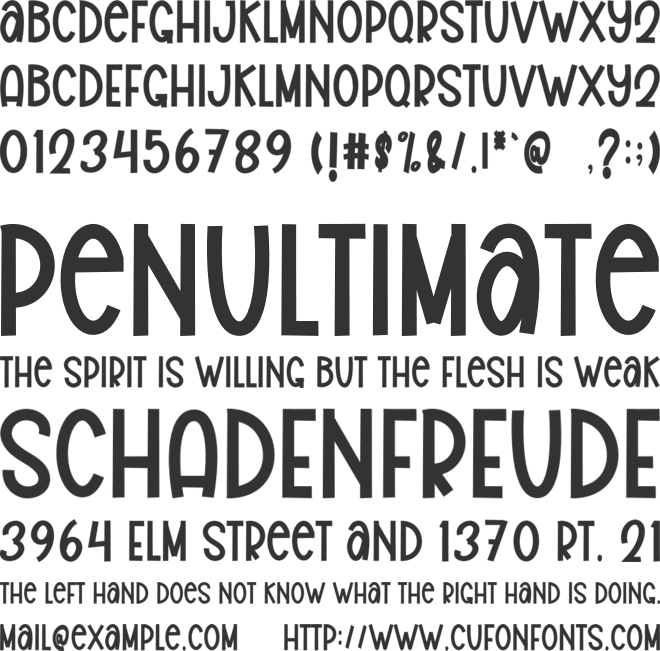 Autumn Garden font preview