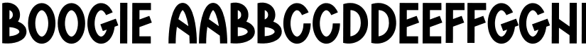 Boogie font download