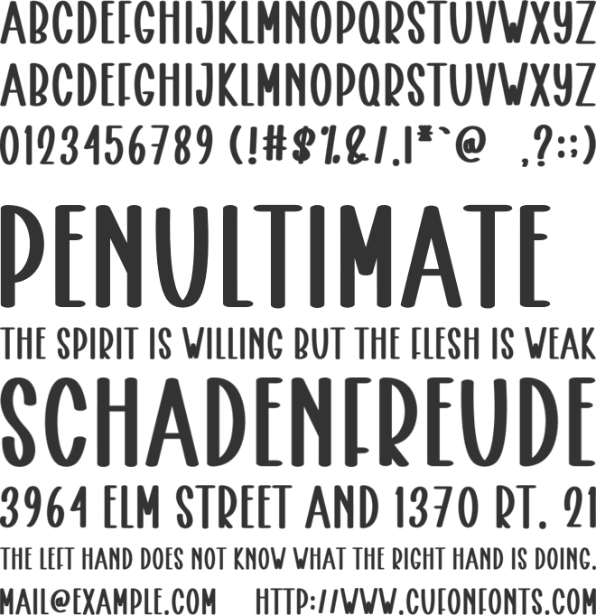 Christmas Vocation font preview
