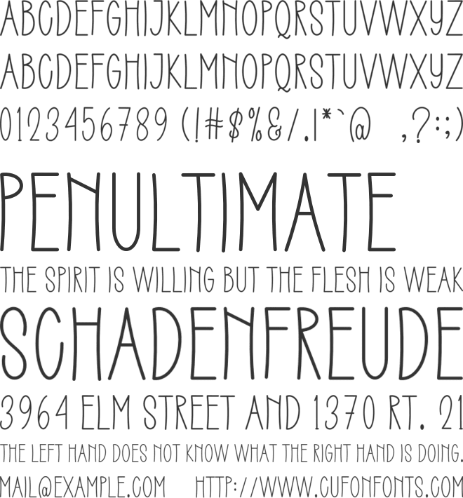 Rainbow Amazing font preview