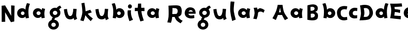 Ndagukubita font download