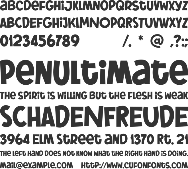 Onlink font preview