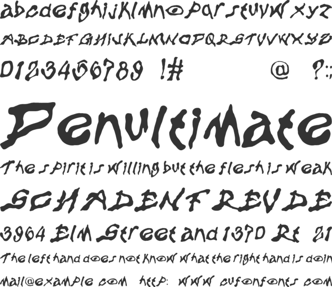 SUQIK font preview