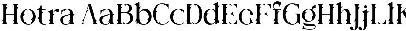 Hotra font download
