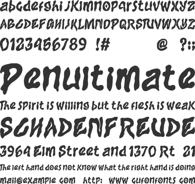 ARGEN font preview