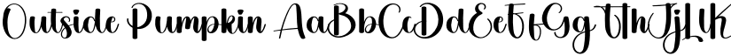 Outside Pumpkin font download