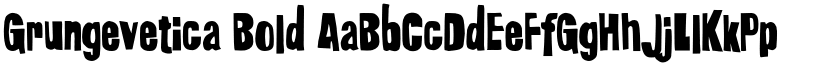Grungevetica font download
