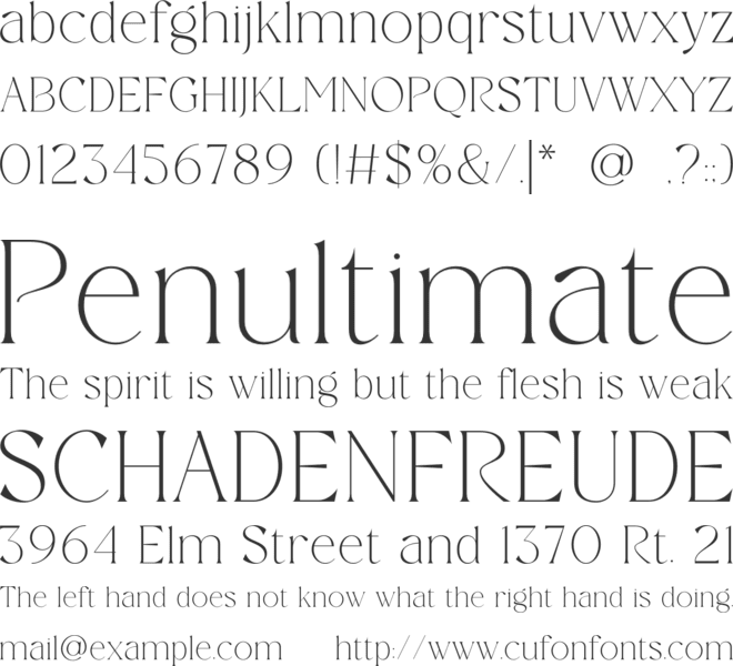 Remore font preview