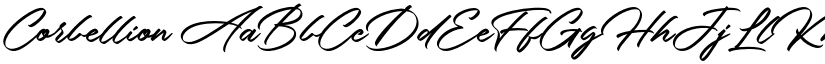 Corbellion font download