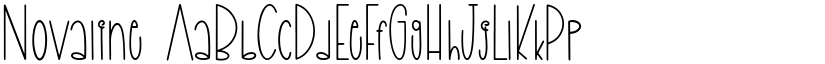 Novaline font