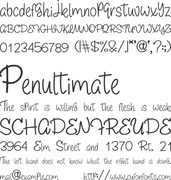 Playwrite font preview