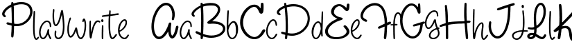 Playwrite font download