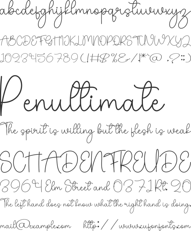 Beach Smilling font preview