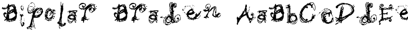 Bipolar Braden font