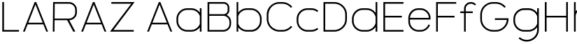 LARAZ font