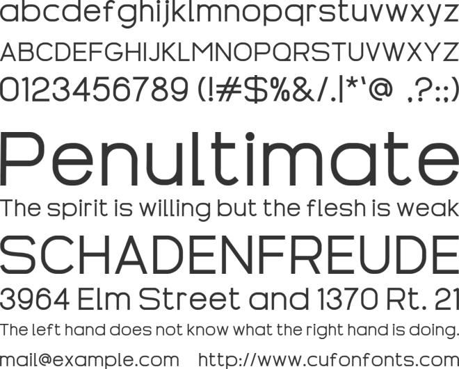 LARAZ font preview