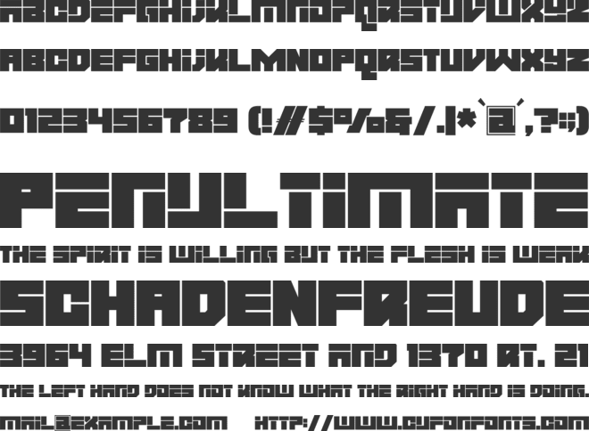 Remap font preview