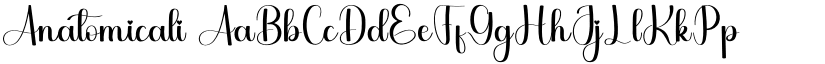 Anatomicali font download
