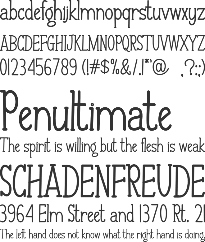 Signature Collection font preview