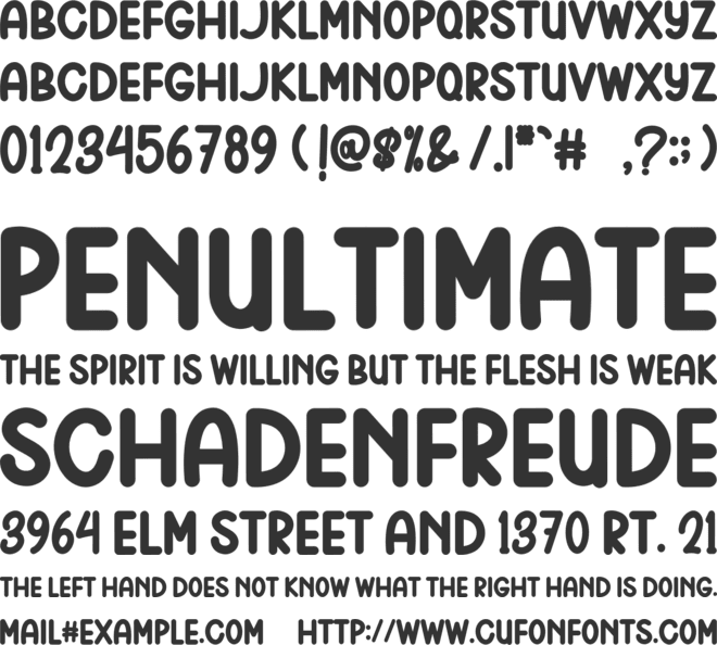 Flower  Beach font preview