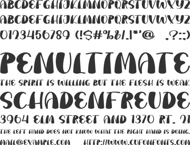 Baseball Classic font preview