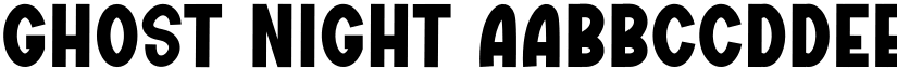 Ghost Night font download