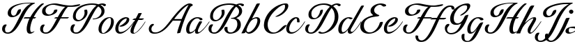 HFPoet font download