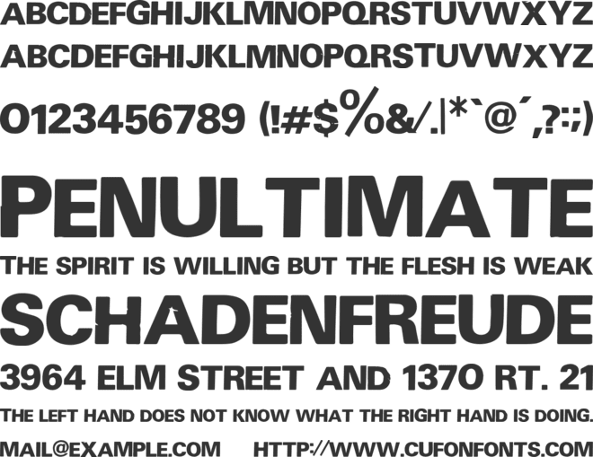Letrashit font preview