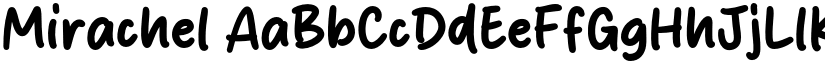 Mirachel font download
