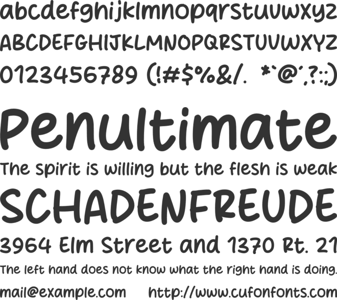 Welcome Darling font preview
