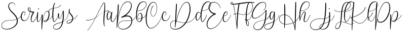 Scriptys font