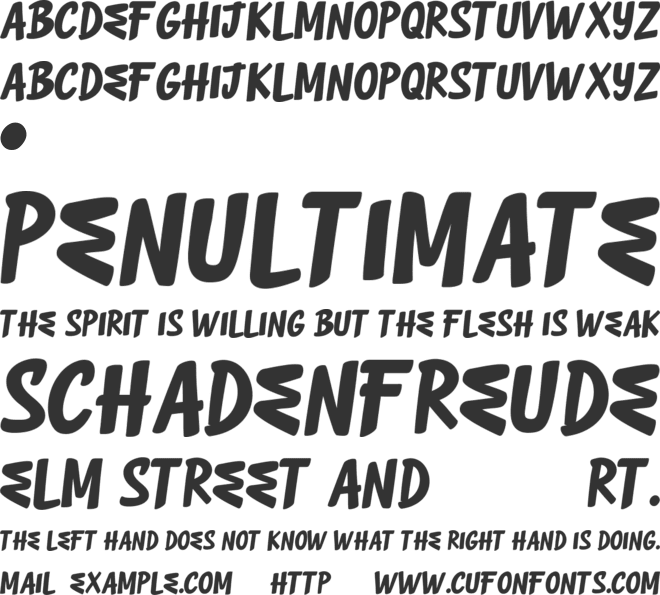 MELLIOT font preview