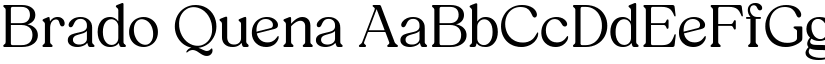 Brado Quena font