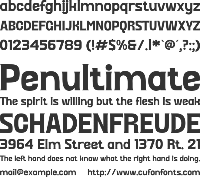 Riotman font preview