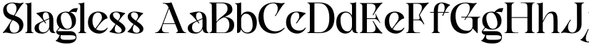Slagless font