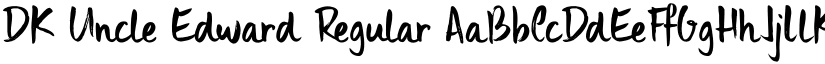 DK Uncle Edward Regular font
