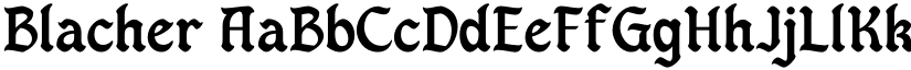 Blacher font download