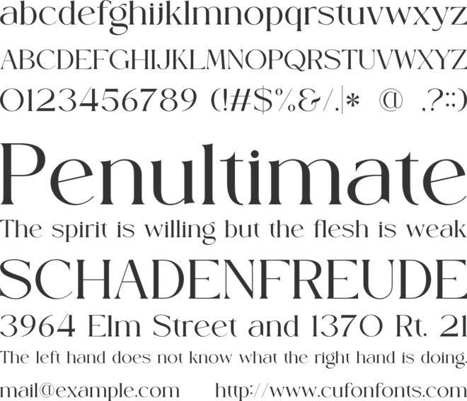 Mastha font preview