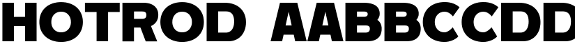 Hotrod font