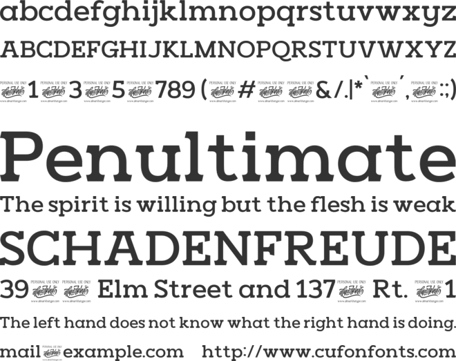 Qoxiem font preview