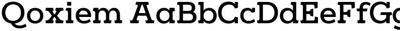 Qoxiem font download