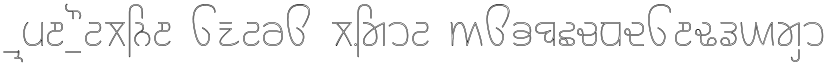 Rupe Outline Extra Light font