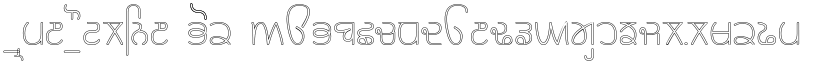 Rupe Outline Book font