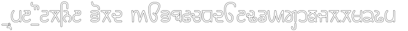 Rupe Outline Bold font