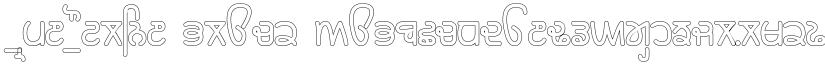 Rupe Outline Black font